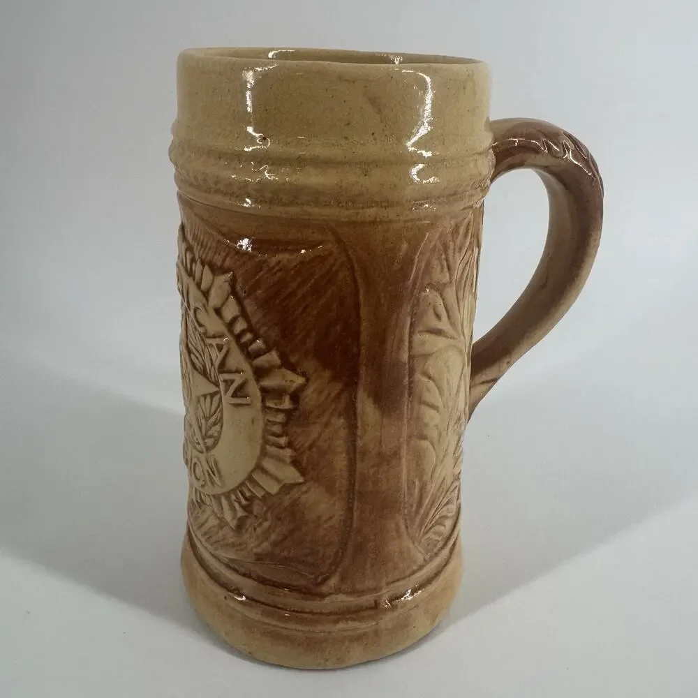 Hull 1920'S American Legion #498 Mug UTILITY STONEWARE BEER STEIN Pottery